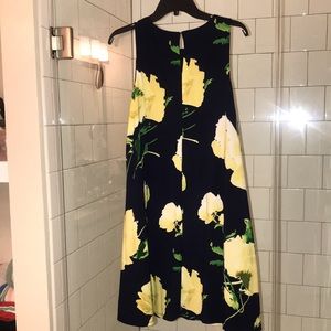 Anne Klein Navy and Yellow dress size 10